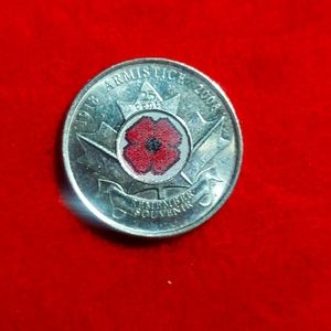 COPY - 4 for $15  1918-2008 Limited edition canadian coloured quarter